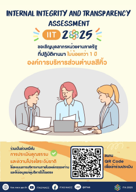 ช่องทางการตอบ แบบวัดการรับรู้ของผู้มีส่วนได้ส่วนเสียภายใน (IIT)